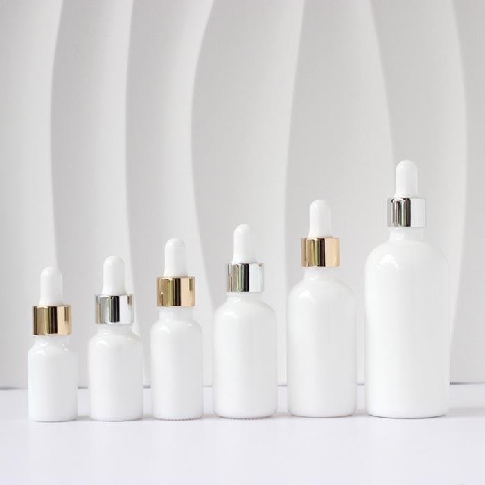 Opal glass bottle